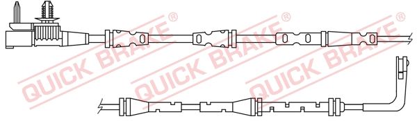 QUICK BRAKE Сигнализатор, износ тормозных колодок WS 0419 A